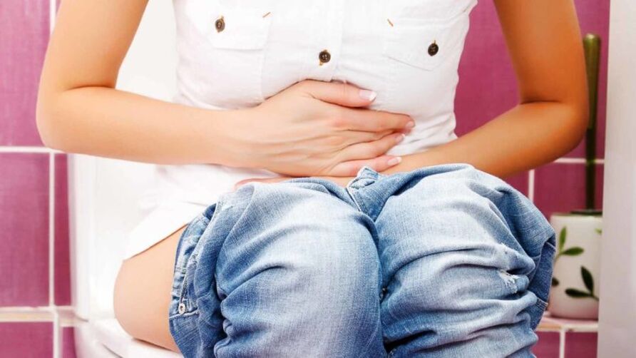 Disturbo intestinale in caso di rifiuto del fumo