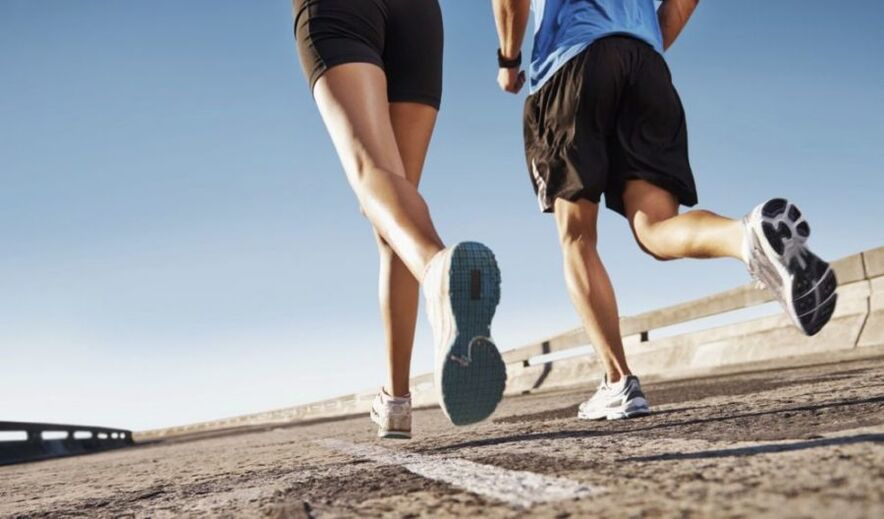 jogging